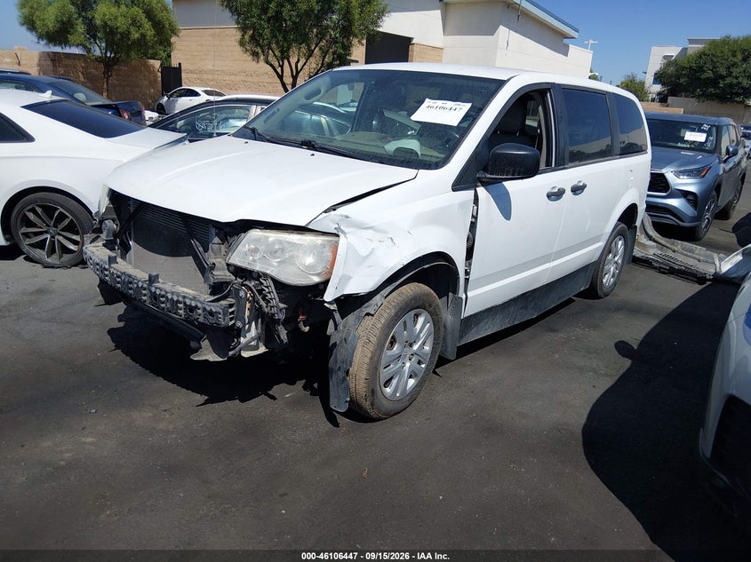 Vin: 2c7wdgbg4kr729390, lot: 46606105, dodge grand caravan se 20192