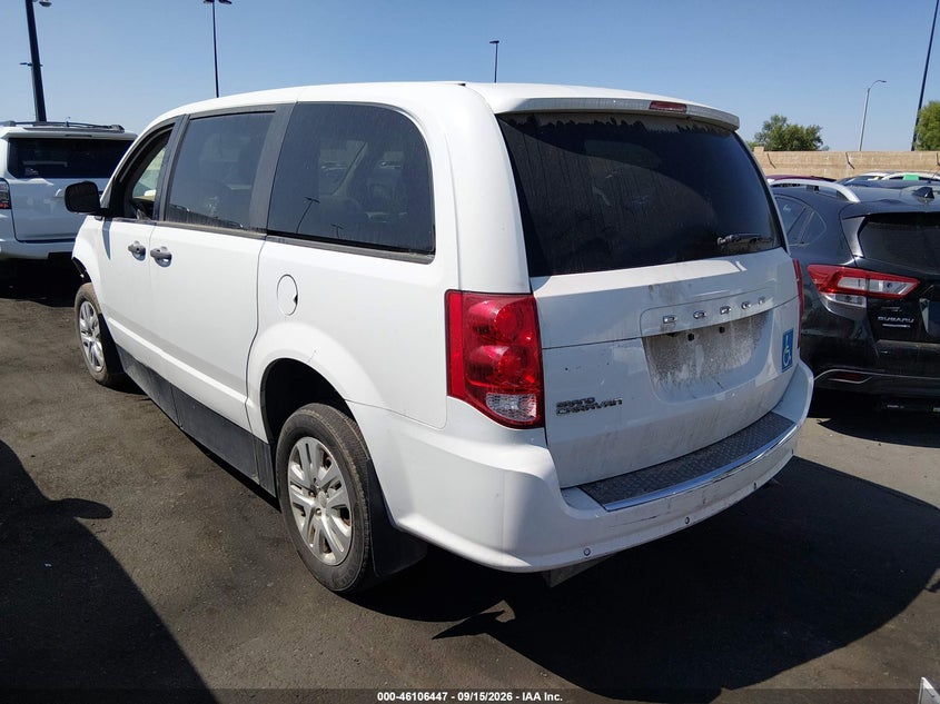 Vin: 2c7wdgbg4kr729390, lot: 46606105, dodge grand caravan se 20193