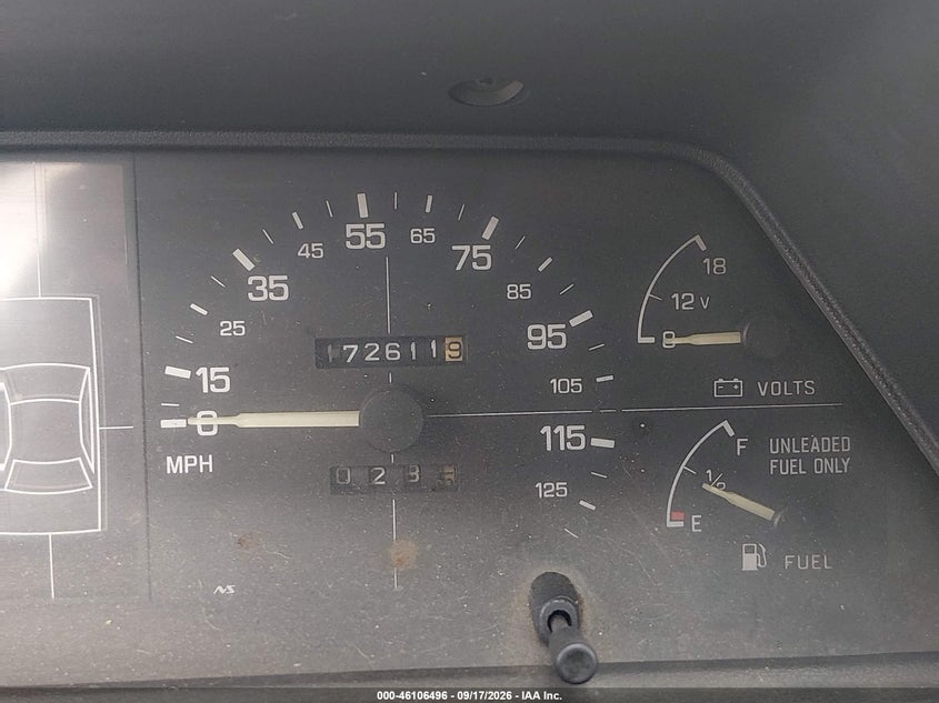 SUBARU GL 1986 VIN JF2AN53BXGE400761
