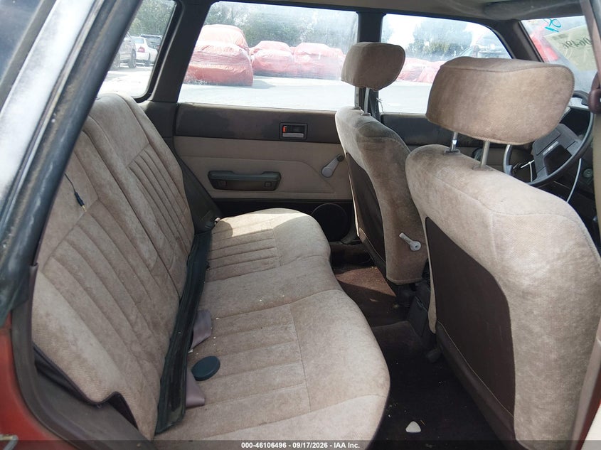 SUBARU GL 1986 VIN JF2AN53BXGE400761