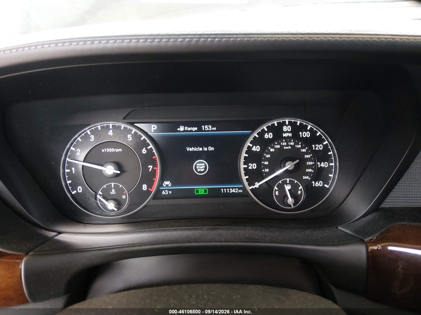 GENESIS G90 2017 VIN KMHG34JA1HU026613