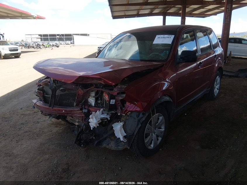 Vin: jf2sh6ac1ag722259, lot: 46606159, subaru forester 2.5x 20102