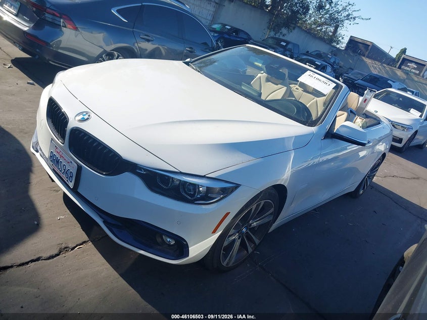 Vin: wba4z1c06l5r68262, lot: 46606161, bmw 430i 20202
