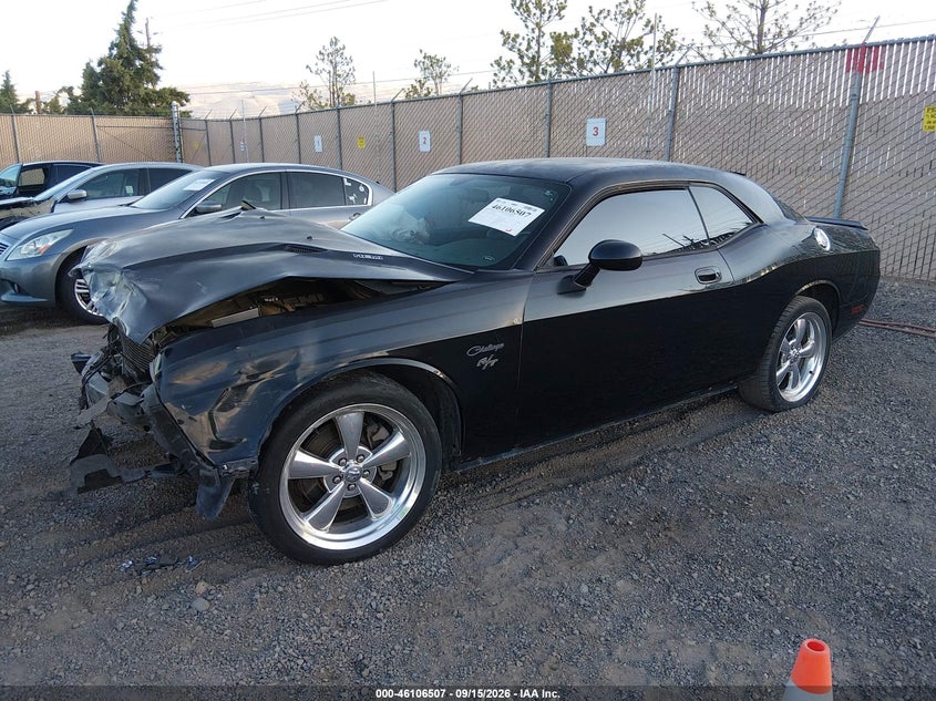 Vin: 2b3cj5dtxah279516, lot: 46606165, dodge challenger r/t 20102