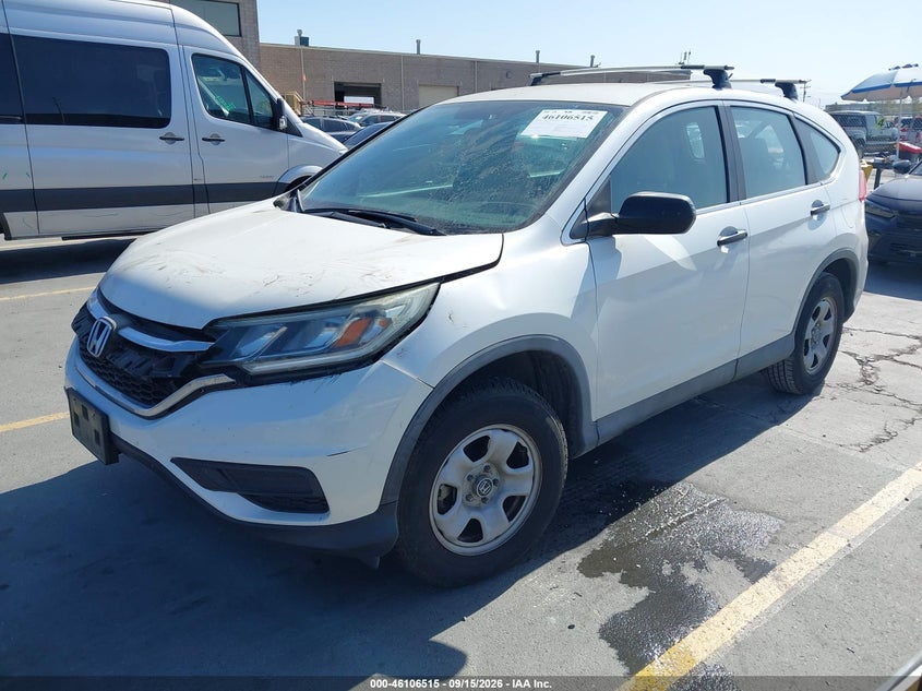 Vin: 5j6rm4h30gl078007, lot: 46606173, honda cr-v lx 20162