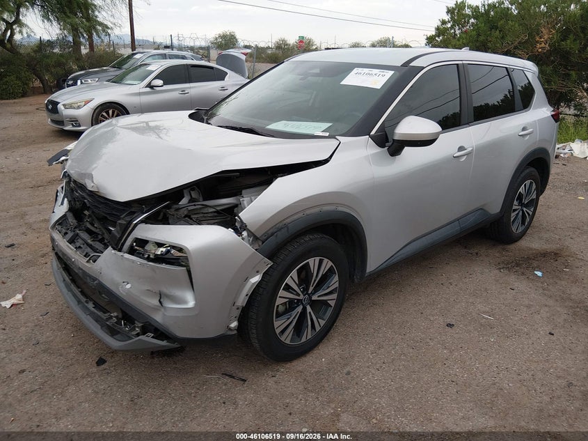 Vin: 5n1bt3ba9pc799157, lot: 46606177, nissan rogue sv fwd 20232