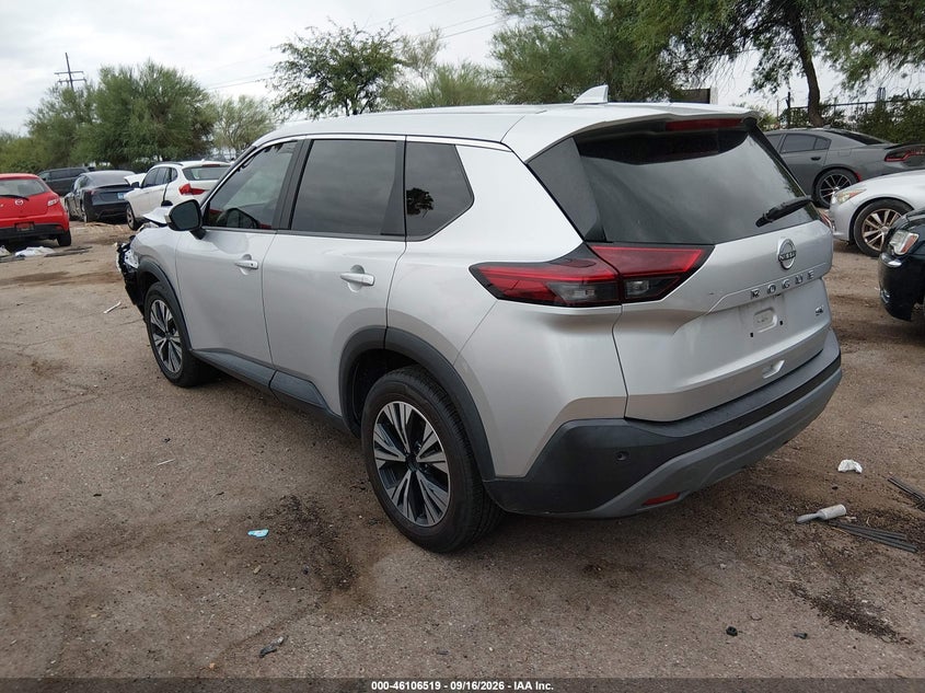 Vin: 5n1bt3ba9pc799157, lot: 46606177, nissan rogue sv fwd 20233