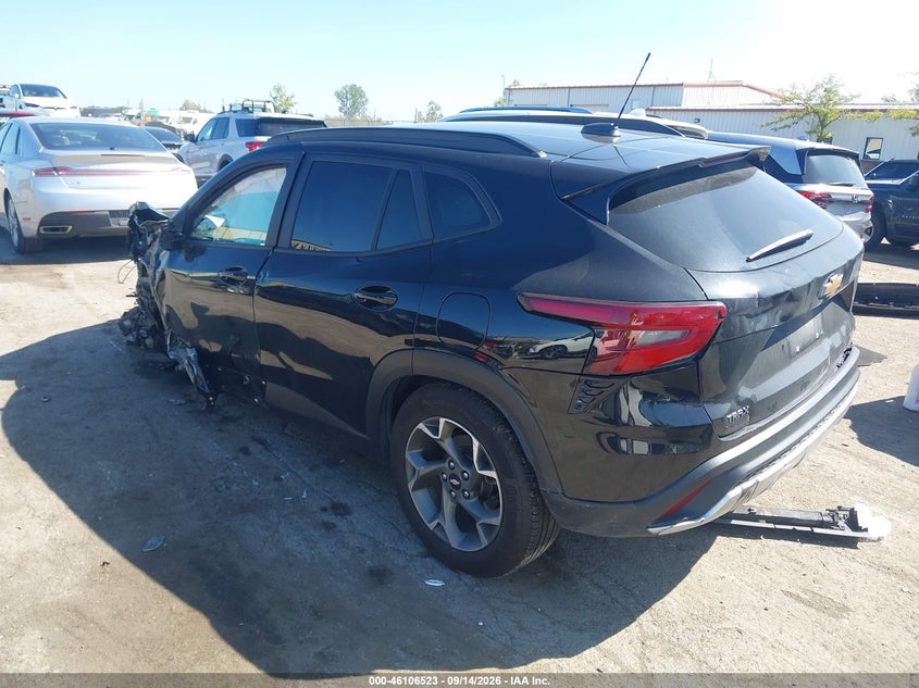 Vin: kl77lhe27rc178656, lot: 46606181, chevrolet trax fwd lt 20243
