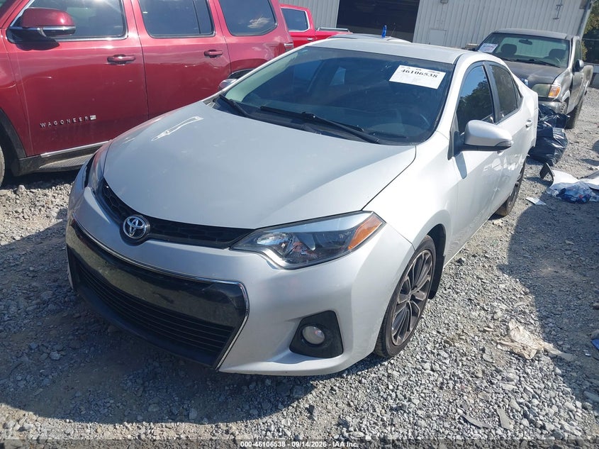 TOYOTA COROLLA 2015 VIN 2T1BURHE6FC368604