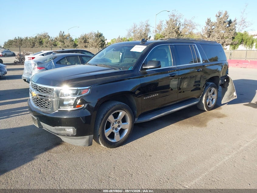 Vin: 1gnscjkc1fr710727, lot: 46606200, chevrolet suburban 1500 lt 20152