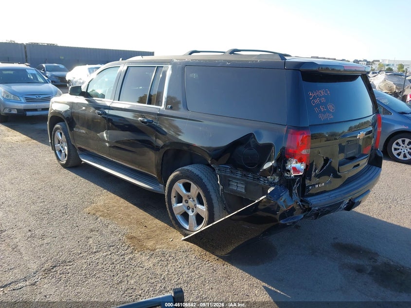 Vin: 1gnscjkc1fr710727, lot: 46606200, chevrolet suburban 1500 lt 20153