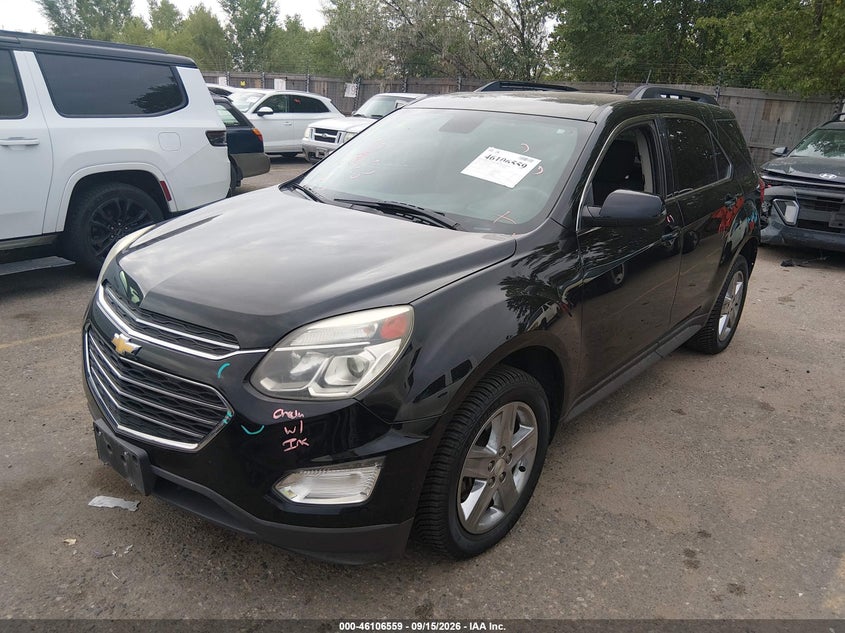 2016 Chevrolet Equinox Lt, Rear, IAAI, VIN 2GNFLFEK4G6239848 — photo 2