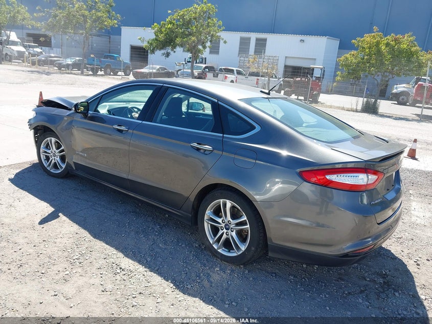 Vin: 3fa6p0ru6gr240374, lot: 46606219, ford fusion hybrid titanium 20163