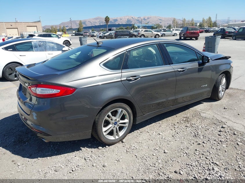 Vin: 3fa6p0ru6gr240374, lot: 46606219, ford fusion hybrid titanium 20164