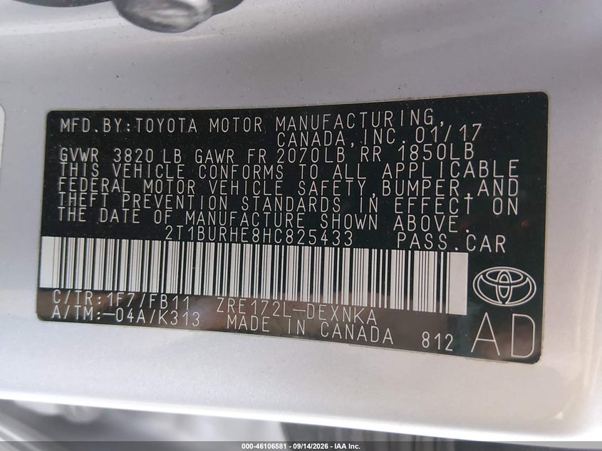 TOYOTA COROLLA - zdjęcie 9