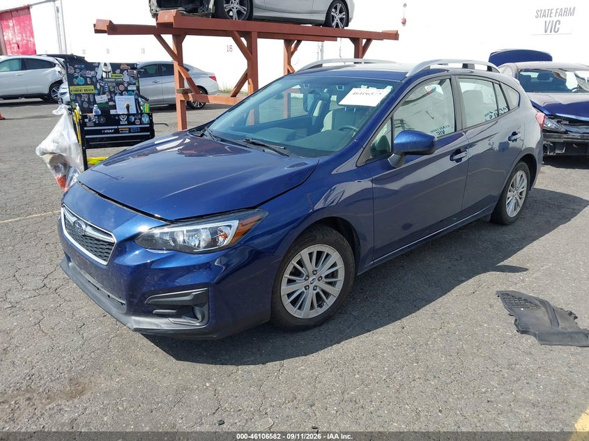 Vin: 4s3gtad60j3743851, lot: 46606240, subaru impreza 2.0i premium 20182