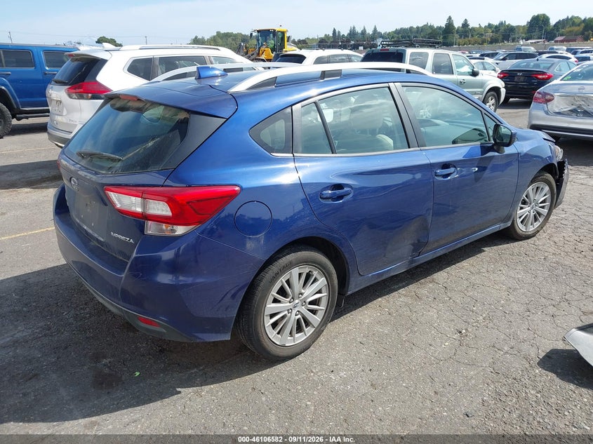 Vin: 4s3gtad60j3743851, lot: 46606240, subaru impreza 2.0i premium 20184