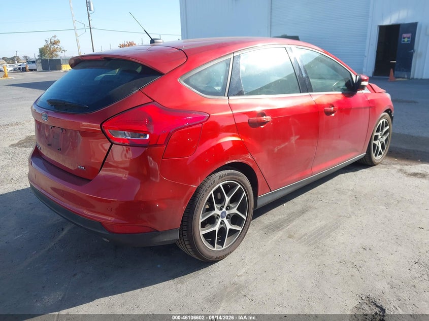 Vin: 1fadp3m28jl304516, lot: 46606260, ford focus sel 20184