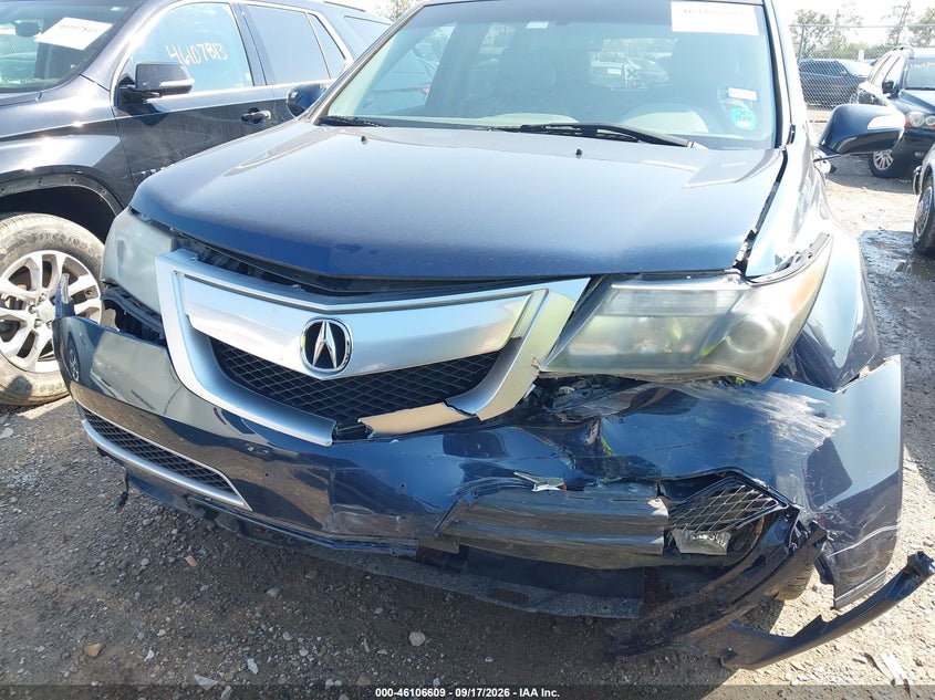 ACURA MDX 2013 VIN 2HNYD2H2XDH505869