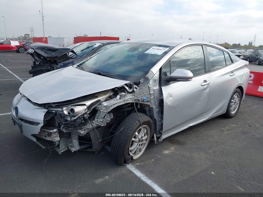 Vin: jtdkbrfu6h3031801, lot: 46606281, toyota prius two 20172