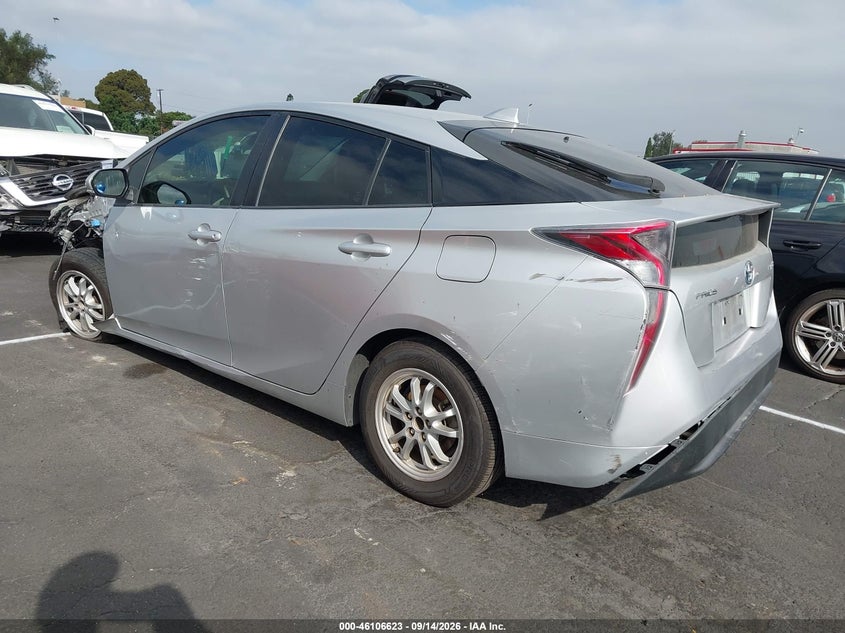 Vin: jtdkbrfu6h3031801, lot: 46606281, toyota prius two 20173