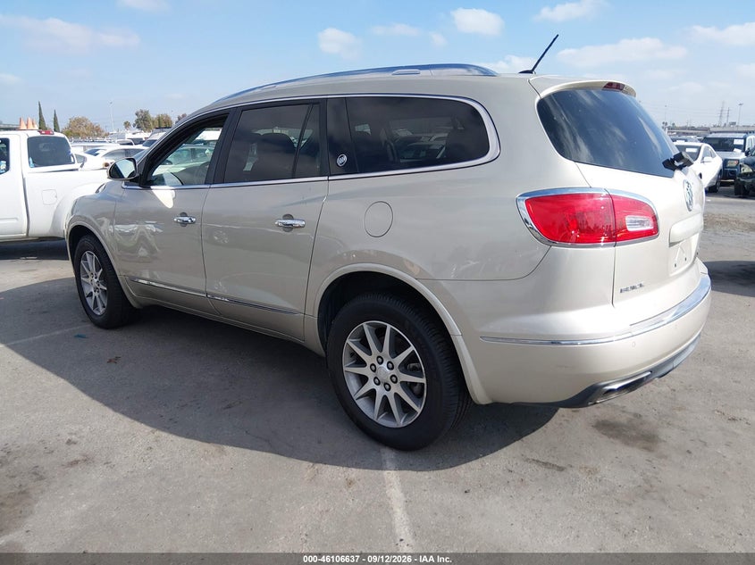 Vin: 5gakrckd4dj130929, lot: 46606295, buick enclave leather 20133