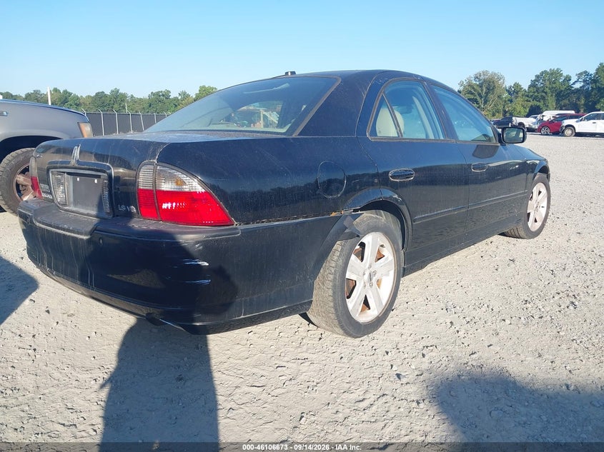 LINCOLN LS 2006 VIN 1LNFM87A86Y623688