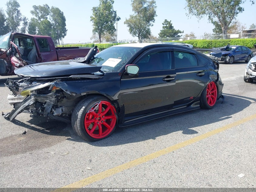 Vin: jhmfl5g48sx001087, lot: 46606335, honda civic type r 20252