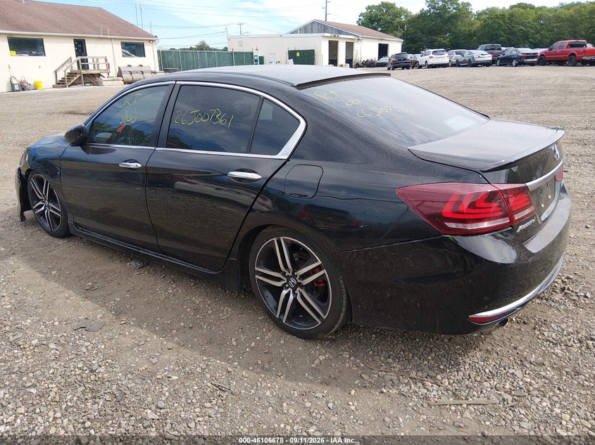Vin: 1hgcr2f55ga241172, lot: 46606336, honda accord sport 20163