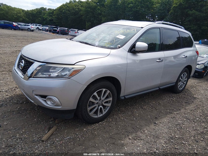 Vin: 5n1ar2mm2ec660576, lot: 46606337, nissan pathfinder platinum/s/sl/sv 20142