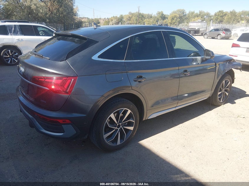 Vin: wa16abfyxm2100921, lot: 46606362, audi q5 sportback prestige 45 tfsi quattro s tronic 20214