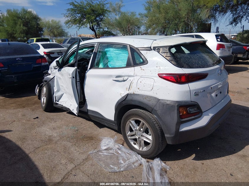 Vin: km8k12aa4mu663865, lot: 46606364, hyundai kona se 20213