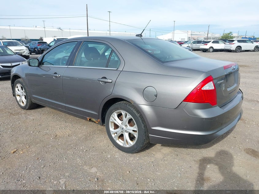 Vin: 3fahp0ha0cr348399, lot: 46606366, ford fusion se 20123