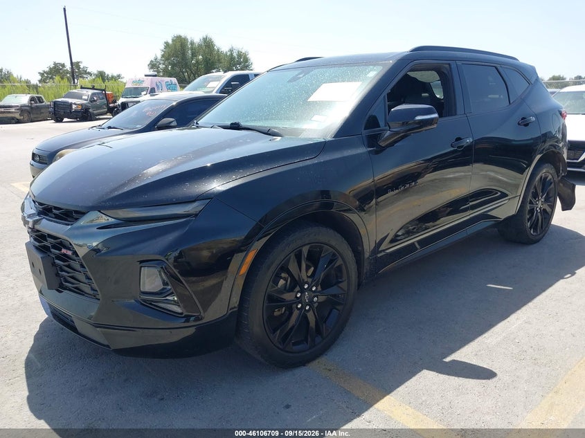 Vin: 3gnkbers9ls631080, lot: 46606367, chevrolet blazer fwd rs 20202