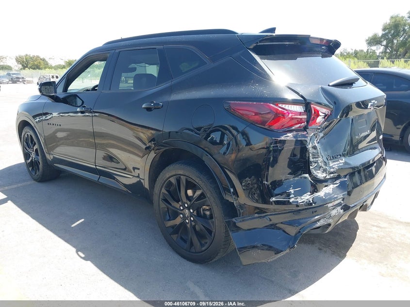 Vin: 3gnkbers9ls631080, lot: 46606367, chevrolet blazer fwd rs 20203