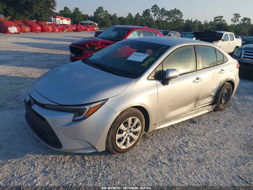 Vin: jtdbcmfe6s3109445, lot: 46606405, toyota corolla hybrid le 20252