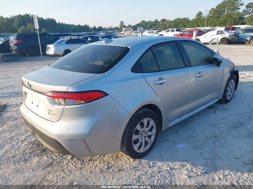 Vin: jtdbcmfe6s3109445, lot: 46606405, toyota corolla hybrid le 20254