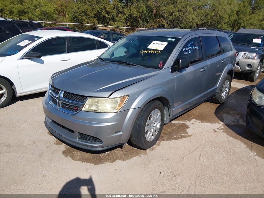 2018 Dodge Journey Se, Обычный износ, IAAI, VIN 3C4PDCAB2JT233919 — фото 2