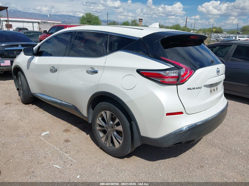 Vin: 5n1az2mg0hn185254, lot: 46606426, nissan murano s 20173