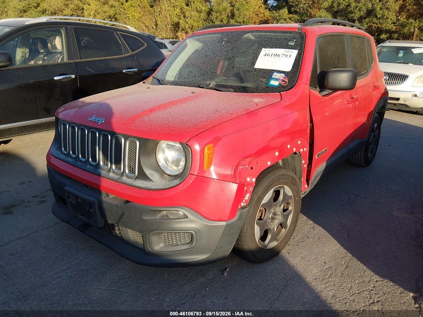 JEEP RENEGADE 2018 VIN ZACCJAABXJPG99620
