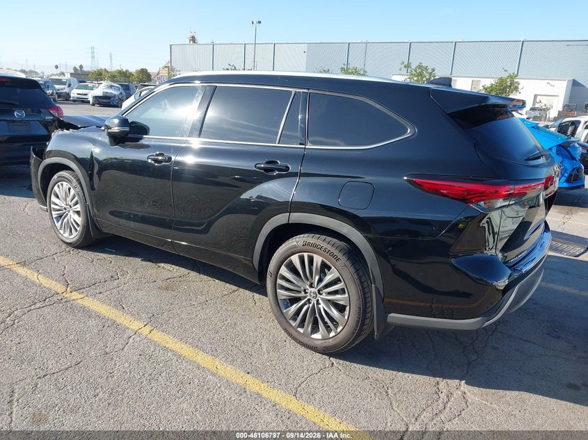 Vin: 5tdfzrbh9ns171163, lot: 46606455, toyota highlander platinum 20223