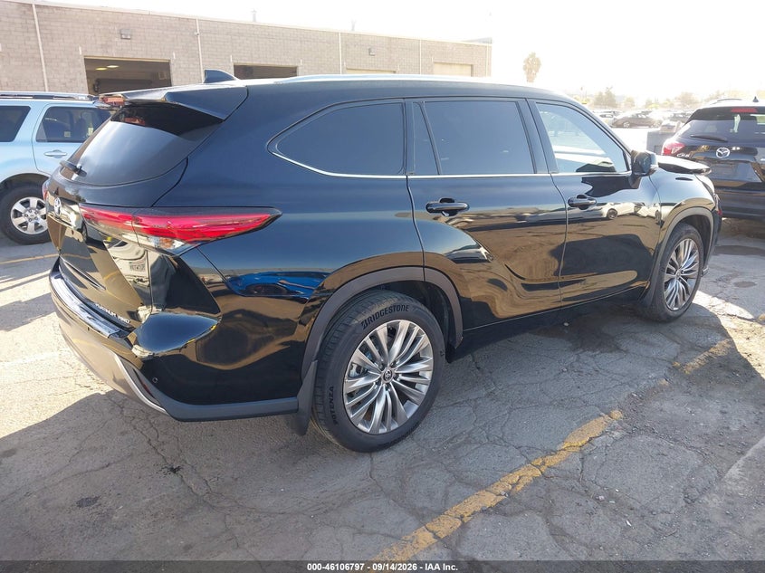 Vin: 5tdfzrbh9ns171163, lot: 46606455, toyota highlander platinum 20224