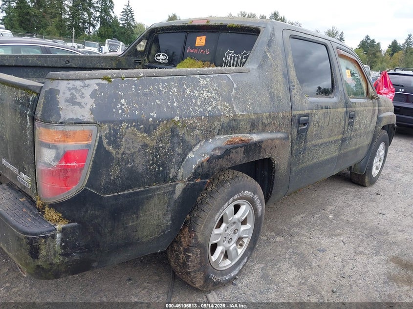 HONDA RIDGELINE 2006 VIN 2HJYK16416H502948