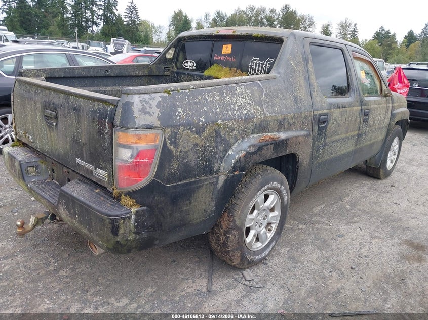HONDA RIDGELINE 2006 VIN 2HJYK16416H502948