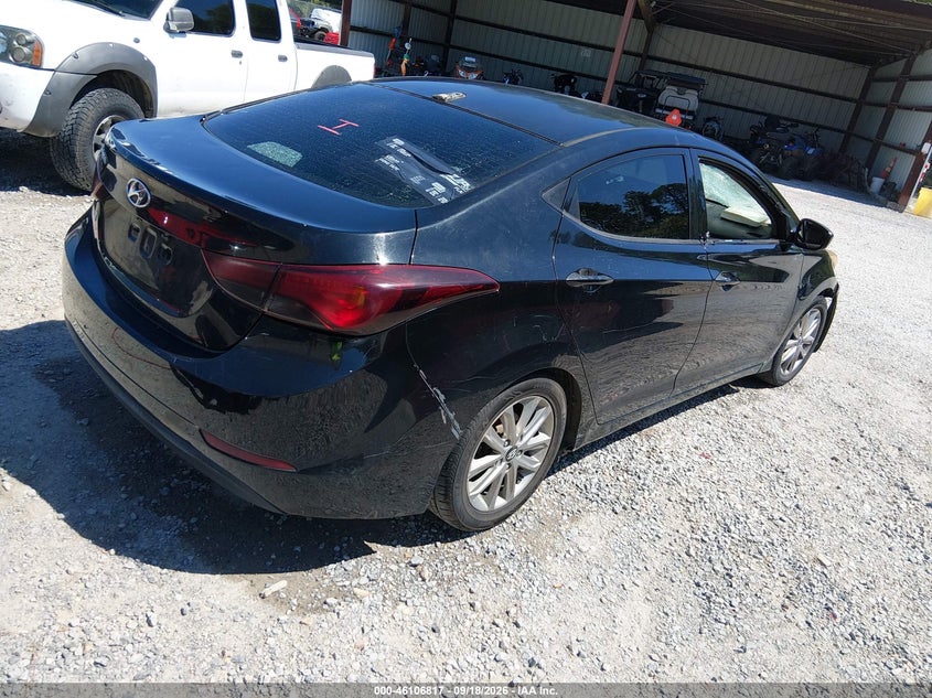 Vin: 5npdh4ae4eh543390, lot: 46606475, hyundai elantra se 20144
