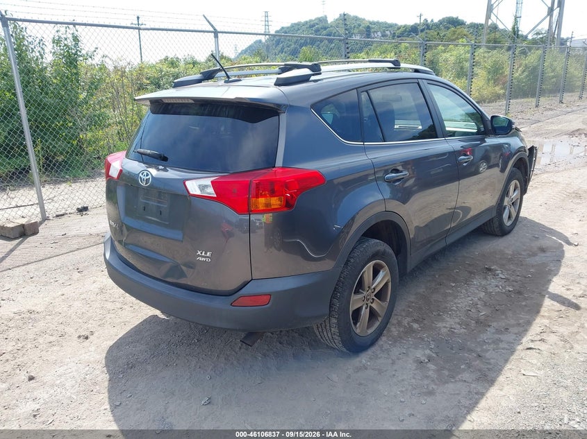 Vin: 2t3rfrev3fw258189, lot: 46606495, toyota rav4 xle 20154
