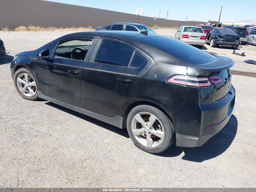 Vin: 1g1rd6e49cu106480, lot: 46606497, chevrolet volt 20123