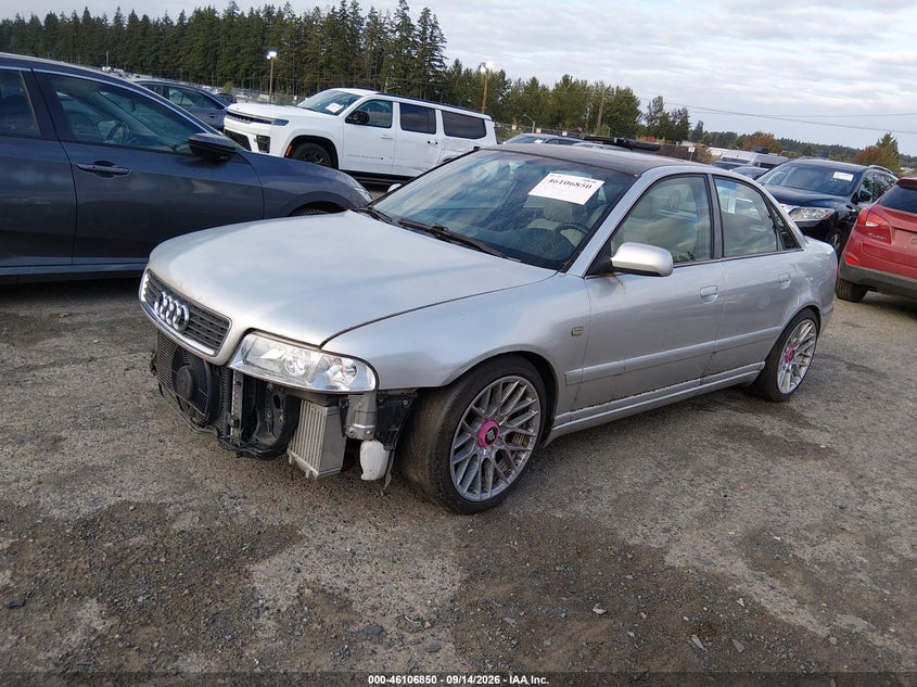 AUDI S4 2002 VIN WAURD68D82A000876