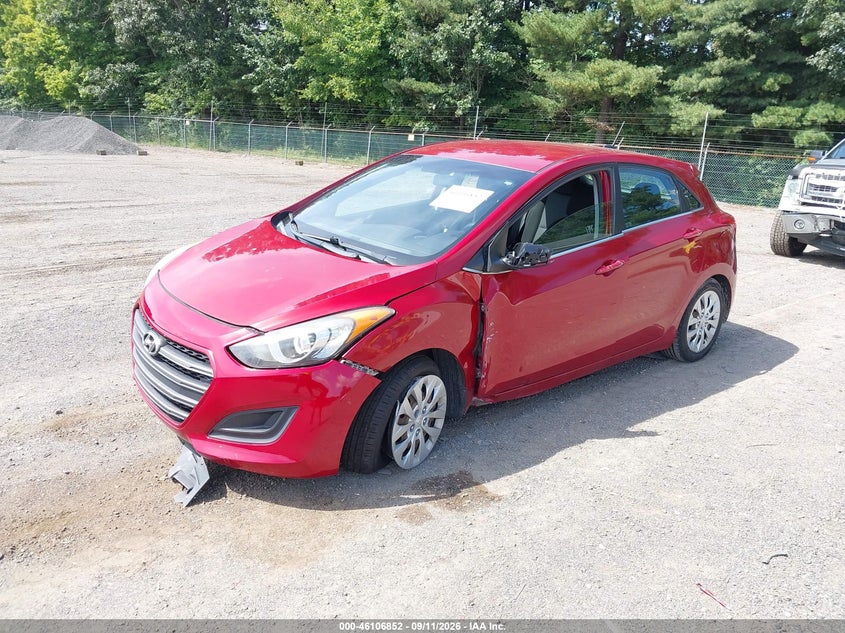 Vin: kmhd35lh9hu349956, lot: 46606552, hyundai elantra gt 20172