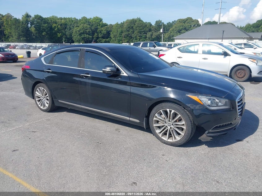 Vin: kmhgn4jexfu100136, lot: 46606553, hyundai genesis 3.8 20151